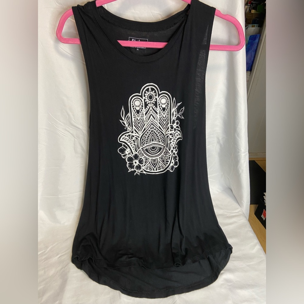 Miben Flow Black Tank Top Size XL